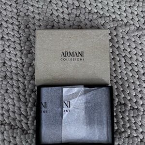 Armani Collezioni Elegant Cuff Links in Silver